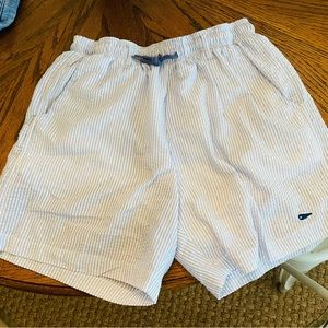 Men's Southern Lure Seersucker Swim Trunks with lining/netting